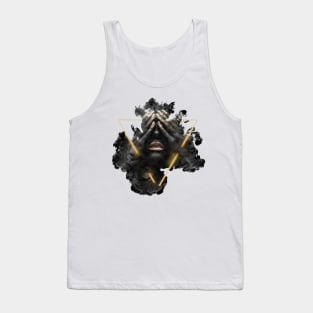 Woman Gold Tank Top